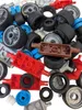 LEGO® City 15 assi con ruote colori misti NUOVO! Parti 45 Anteprima dell’immagine prodotto 3