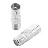 F-Verbinder auf KOAX Stecker Sat Adapter HD TV Produktbild-Vorschau 2