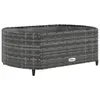4-tlg. Garten-Sofagarnitur mit Kissen Grau Poly Rattan Produktbild-Vorschau 5