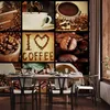 Vlies Fototapete - Coffee - Collage 200x140 cm Menschen Produktbild-Vorschau 1