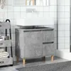 vidaXL Armoire sous lavabo gris béton 65x33x60 cm Bois Voir les images du produit 3