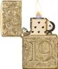 Zapalova? Zippo 1932 Tumbled Brass Armor Case s hlubokým Náhled obrázku produktu 5