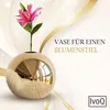 IvoQ Luxus Goldfarbenes Keramik Vasen-Set - Elegantes & Produktbild-Vorschau 2