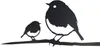 Kohlmeise Baumstecker - Vogel Gartenstecker aus Metall als Produktbild-Vorschau 2