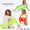 Bellivalini Leggings Damen High Waist Neon Lange 80er Jahre Produktbild-Vorschau 5