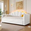 Letto a giorno imbottito 90x200 cm con letto estraibile, Anteprima dell’immagine prodotto 3