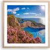 Gerahmtes Poster - Rahmen in heller Eiche - Meer Sommer Produktbild-Vorschau 1