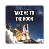 MuchoWow® Mauspad Mousepad Rakete - Zitate - 'Bring mich Produktbild-Vorschau 1
