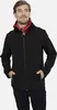 A man wearing a black jacket with a red lining. Produktbild-Vorschau