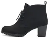 MARCO TOZZI Dames enkellaarsjes met veters, zwart (BLACK), Productafbeelding-voorbeeld 5