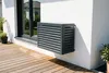 Klimaanlagen- & Wärmepumpen-Abdeckung ANETO Aluminium Grau Produktbild-Vorschau 4