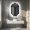 Badspiegel mit LED Beleuchtung 100x200 cm Darcy - Vertikal Produktbild-Vorschau 4