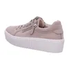 A single beige sneaker with a platform sole is shown against a white background. Produktbild-Vorschau