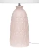 BELIANI Tischlampe mit Keramikfuß Rosa 56 cm Blumenmotiv Produktbild-Vorschau 8