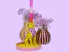Gift Company Artisan Vase Smile L rosa/gelb 18cm Produktbild-Vorschau 4