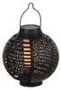 Solar lanterns "Flame" black, set of 2 Anteprima dell’immagine prodotto 1