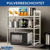 A kitchen shelf unit displaying various kitchen appliances and food items. Anteprima dell’immagine prodotto
