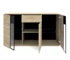AX LIVING Formilo Buffet Commode chene Sonoma avec tiroir Voir les images du produit 4