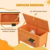 PawHut Katzenhaus aus Holz, Katzenhöhle Outdoor, Isolierte Produktbild-Vorschau 5