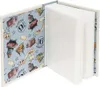 An open photo album with a patterned interior and blank pages. Anteprima dell’immagine prodotto