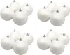 Weihnachtskugel mit Glitzer Ø8cm 16 Stück weiß Produktbild-Vorschau 1