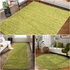 Teppich Wohnzimmer Hochflor Einfarbiges Design Langflor Produktbild-Vorschau 3