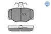 MEYLE 025 215 4515 Bremsbeläge Hinten für NISSAN ALMERA II Produktbild-Vorschau 2
