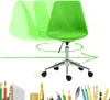 A green office chair with motion blur, indicating rotation, on a white background with drawing tools at the bottom. Voir les images du produit