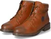 A pair of brown leather boots on a white background. Produktbild-Vorschau