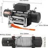SucceBuy Elektrische Seilwinde, 5400 kg Zugkraft, 12 V DC Produktbild-Vorschau 7