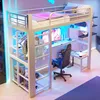 Flieks Etagenbett 90x200cm mit Led, Kinderbett Jugendbett Produktbild-Vorschau 3