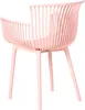 BELIANI Stühle 4er Set in Rosa aus Kunststoff für Innen- Produktbild-Vorschau 8