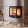 Glasbodenplatte für 120x60 cm – Kaminofen – Kaminplatte Produktbild-Vorschau 4