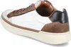 Bullboxer Herren Low Sneaker Weiß Braun Glattleder Größe: Produktbild-Vorschau 3
