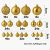 Weihnachtskugeln Set 200 Teilig Christbaumkugeln Baum Produktbild-Vorschau 2