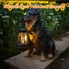LED Solarleuchte Hund – Dekorative Hängelampe aus Harz, Produktbild-Vorschau 6