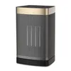 A black and gold ceramic heater with a digital display showing '98'. Produktbild-Vorschau