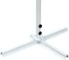 A white metal umbrella stand with four legs. Produktbild-Vorschau
