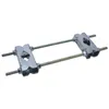 A product shot of a metal clamp assembly on a white background. Voir les images du produit