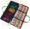 Relaxdays Geschenkpapier Aufbewahrung, Reißverschluss, Produktbild-Vorschau 1