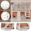 Flieks Etagenbett 90x200cm mit Rausfallschutz, Kinderbett Produktbild-Vorschau 6