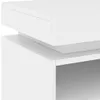 Nachttisch mit LED-Leuchten Weiß 40x39x48,5 cm Produktbild-Vorschau 8