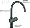 GROHE Minta, Standard, Schwarz, Metall, Hebelgriffe, Produktbild-Vorschau 5