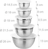 relaxdays 10024713_0 relaxdays Schüssel-Set   silber Anteprima dell’immagine prodotto 4