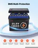 Baterie VEVOR LiFePO4, 24 V, 100 Ah, 100 A, lithium-iontová Náhled obrázku produktu 6