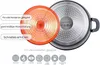 Wok Bratpfanne 40 cm Antihaft Wokpfanne Glasdeckel Asia Produktbild-Vorschau 5
