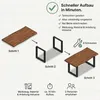 Baumkantentisch Cali 260 x 100 cm, Akazienholz massiv Produktbild-Vorschau 9