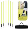 YARDIN Slalom Poles Set 1,8m Slalom Poles Training Agility Voir les images du produit 1