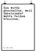 Mr. & Mrs. Panda Bild Opa wurde geschaffen, weil... DIN A3 Produktbild-Vorschau 1