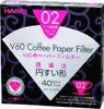 Hario VCF-02-40W, Filtr do kawy, Biały, 40 szt. Podgląd zdjęcia produktu 2